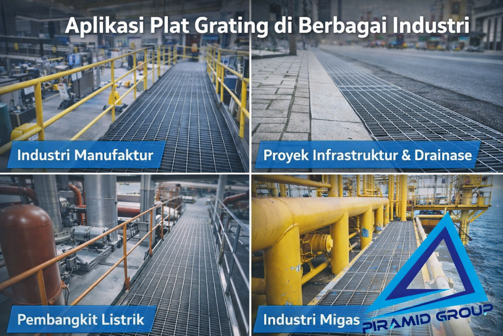 Aplikasi Plat Grating di Berbagai Industri. platgrating.co.id
