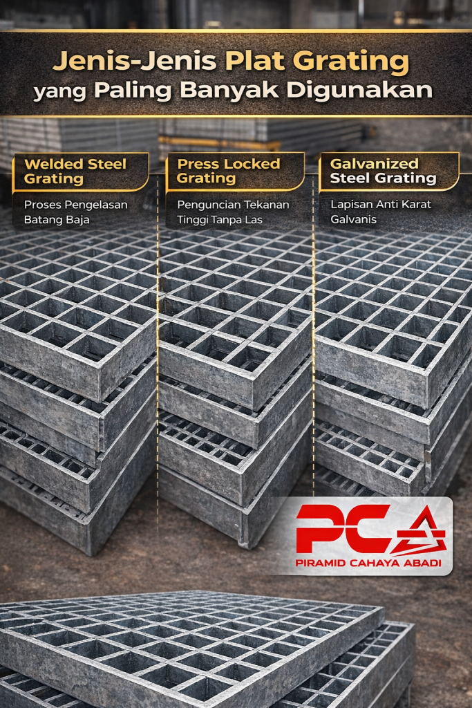 Jenis-Jenis Plat Grating yang Paling Banyak Digunakan.platgrating.co.id