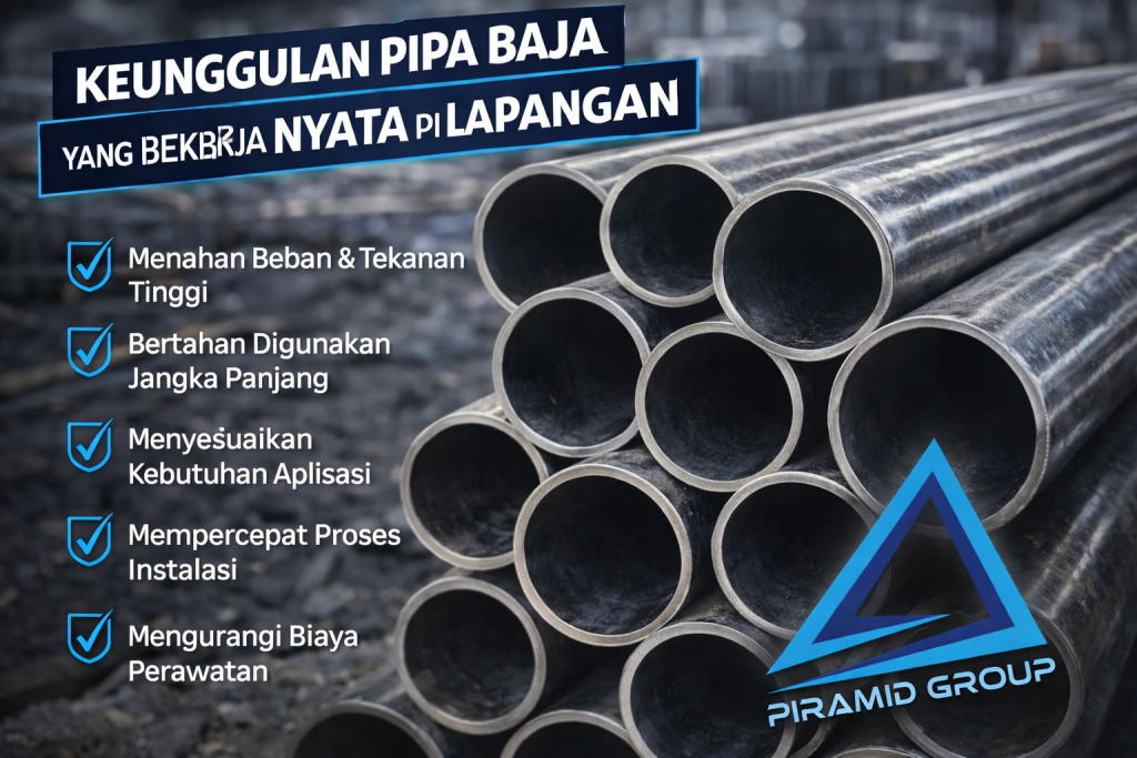 Keunggulan Pipa Baja yang Bekerja Nyata di Lapangan. .platgrating.co.id