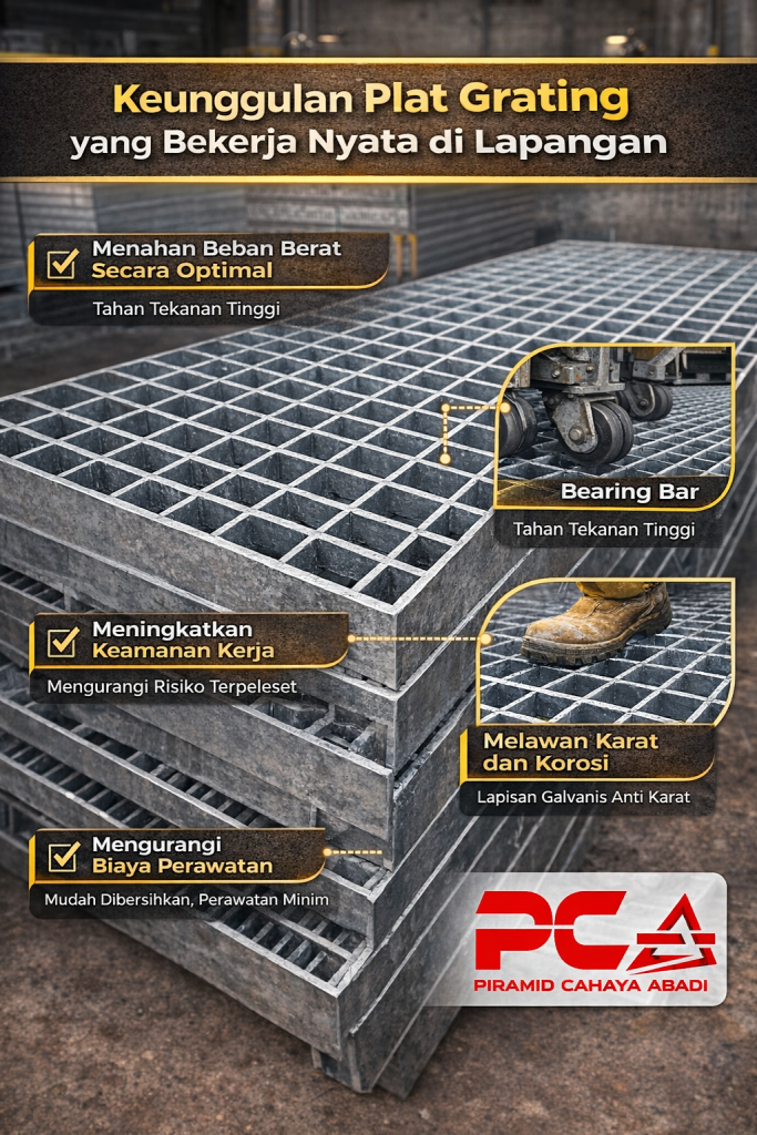 Keunggulan Plat Grating yang Bekerja Nyata di Lapangan.platgrating.co.id