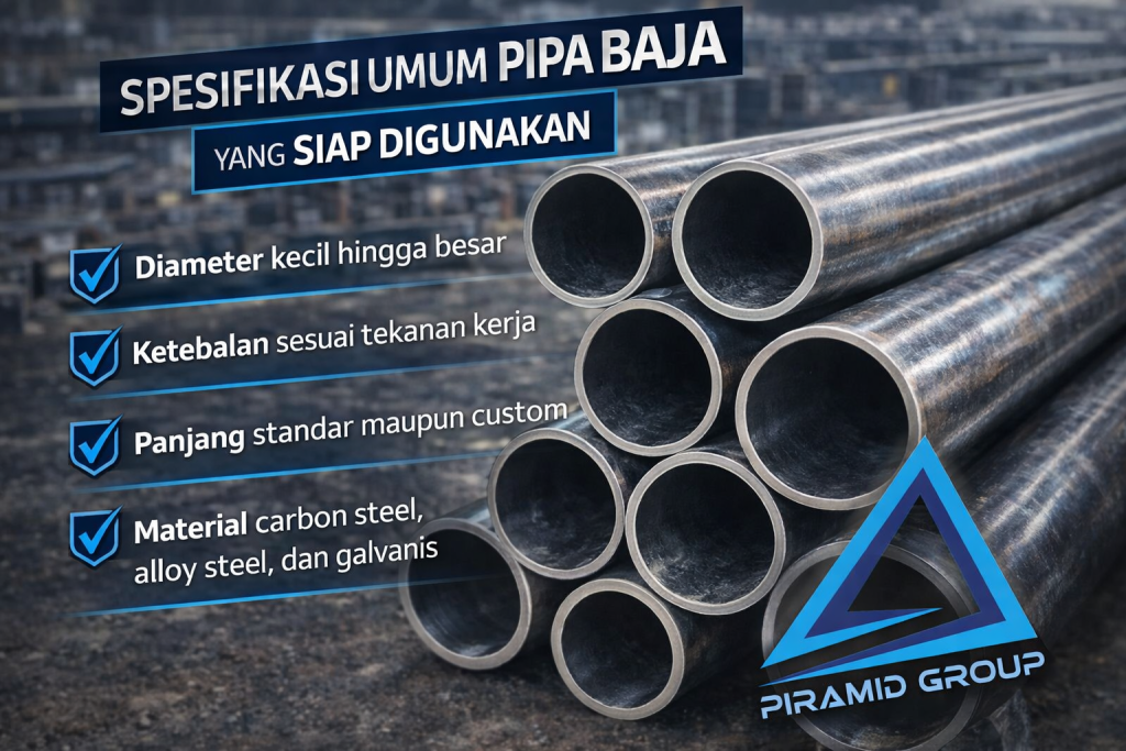 Spesifikasi Umum Pipa Baja yang Siap Digunakan yang. platgrating.co.id