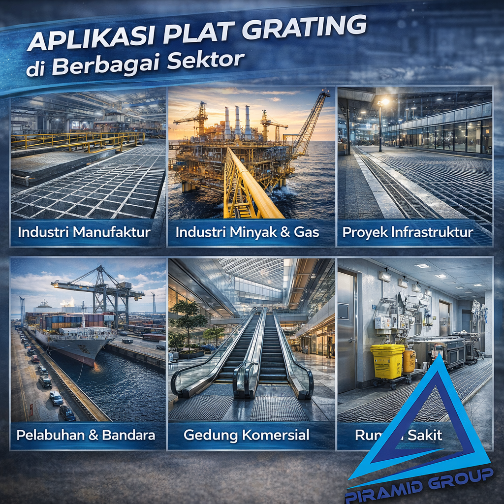 Aplikasi Plat Grating di Berbagai Sektor. PT. PIRAMID CAHAYA ABADI