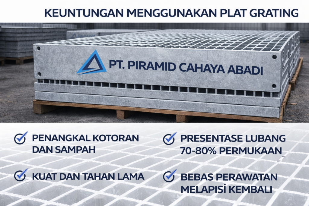 Keuntungan Menggunakan Plat Grating