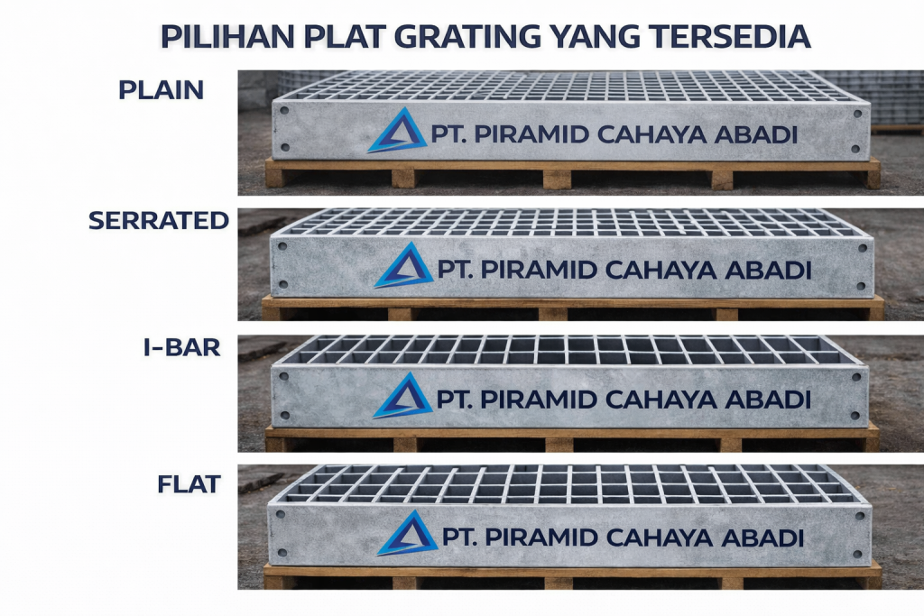Pilihan Plat Grating yang Tersedia