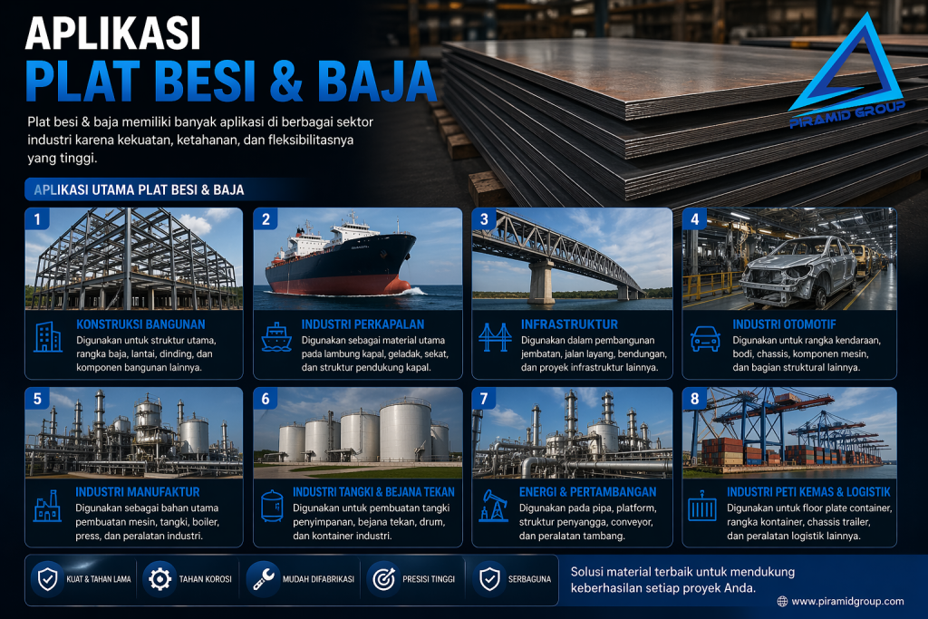 Aplikasi Plat Besi & Baja