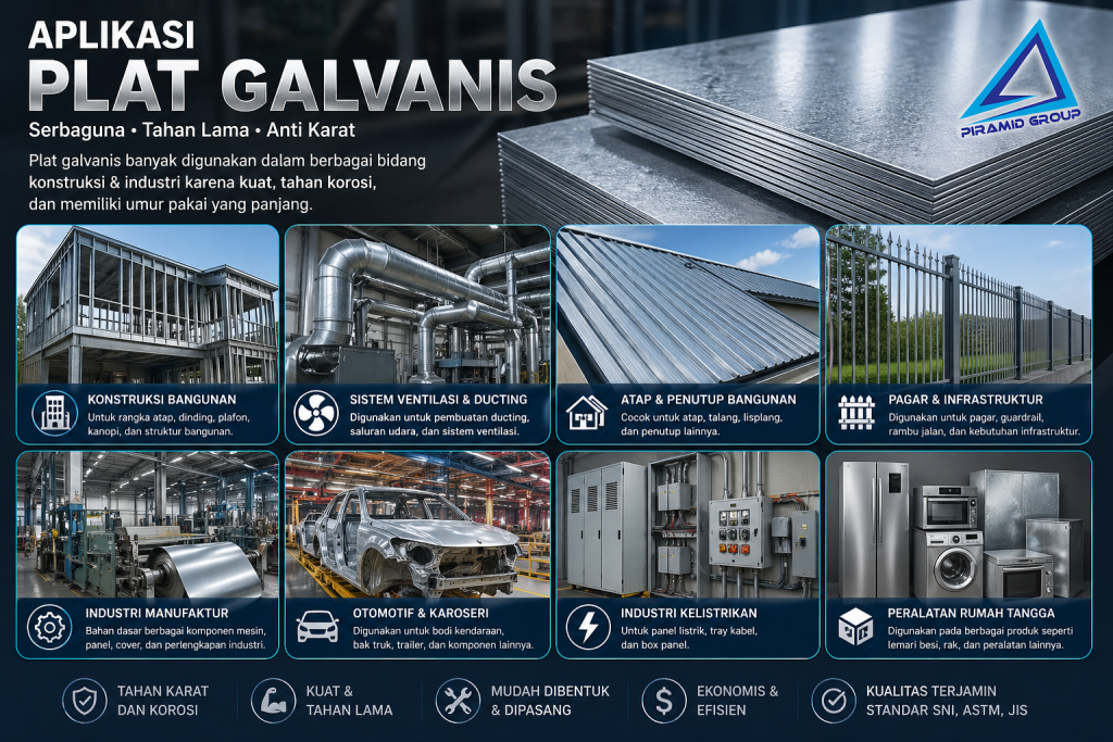 Aplikasi Plat Galvanis