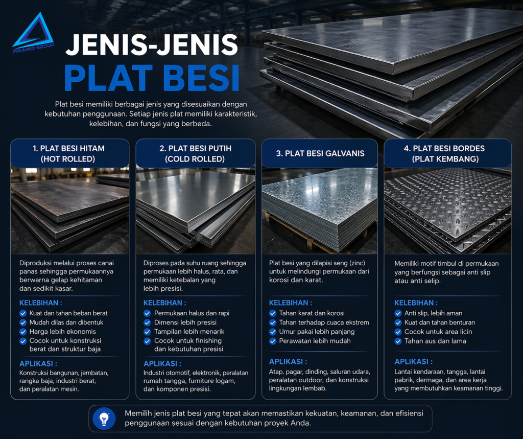 Jenis-Jenis Plat Besi