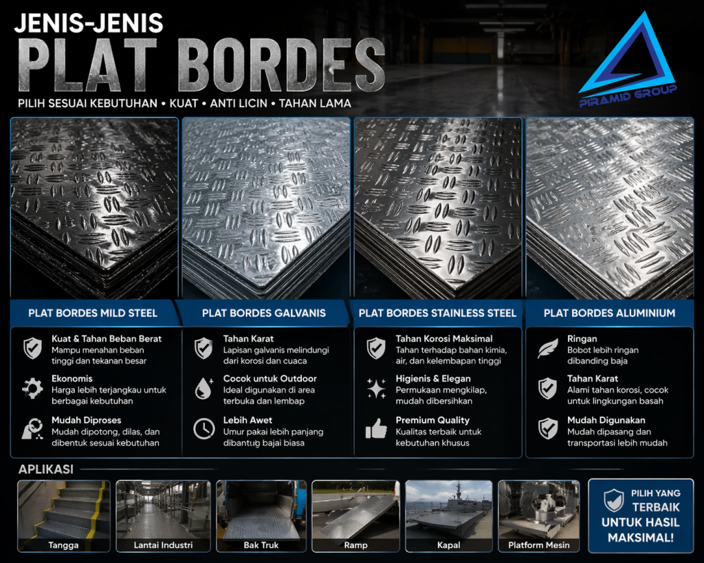 Jenis Plat Bordes