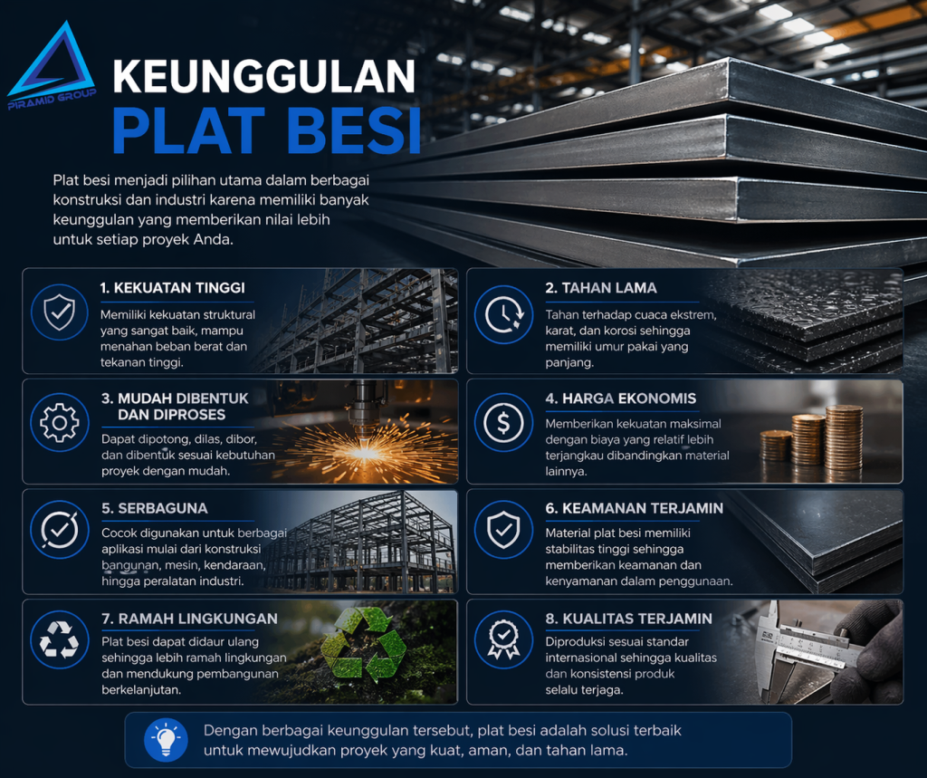 Keunggulan Plat Besi