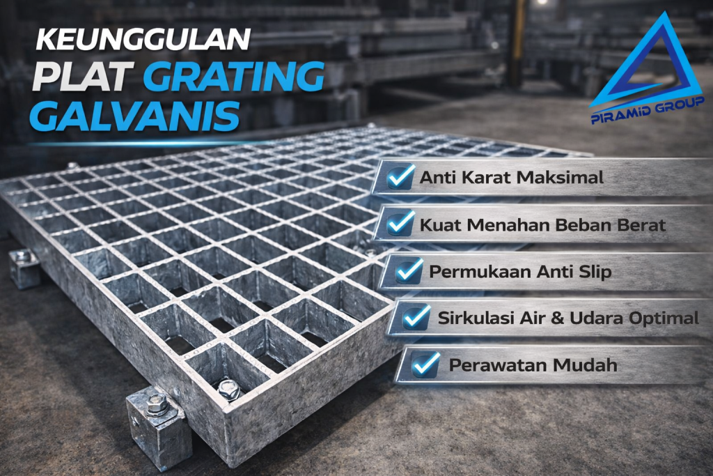 Keunggulan Plat Grating Galvanis