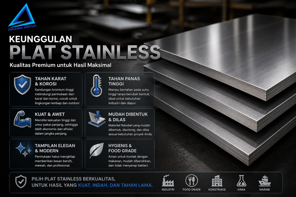 Keunggulan Plat Stainless