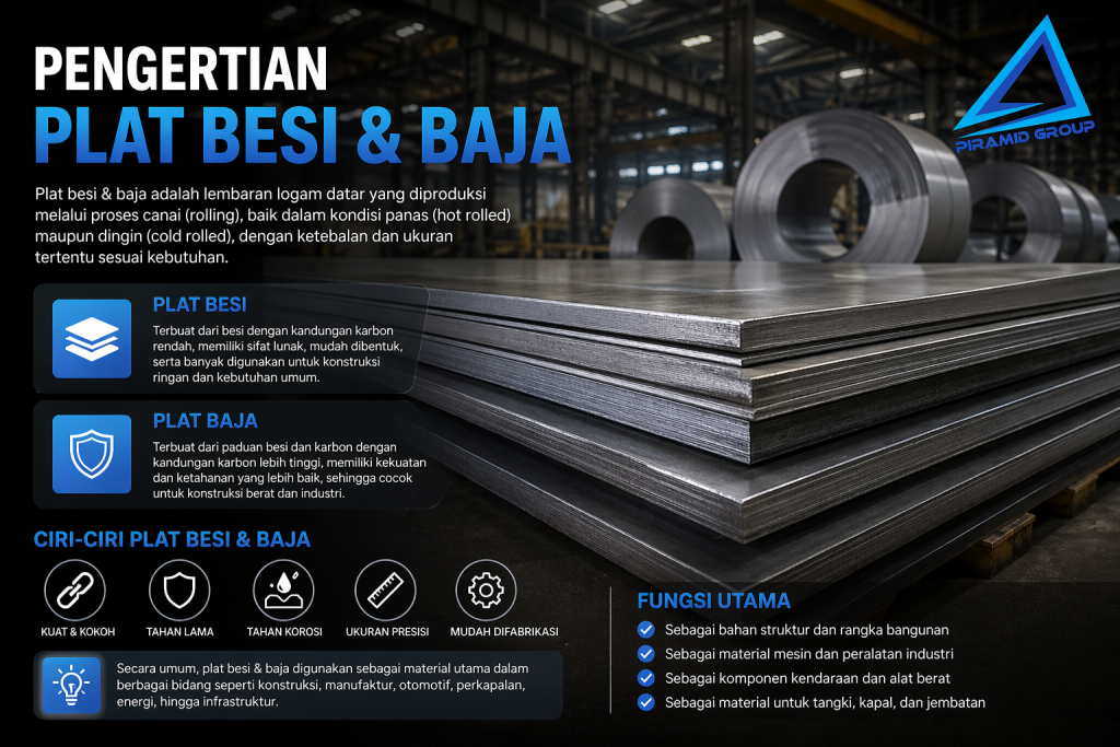 Pengertian Plat Besi & Baja