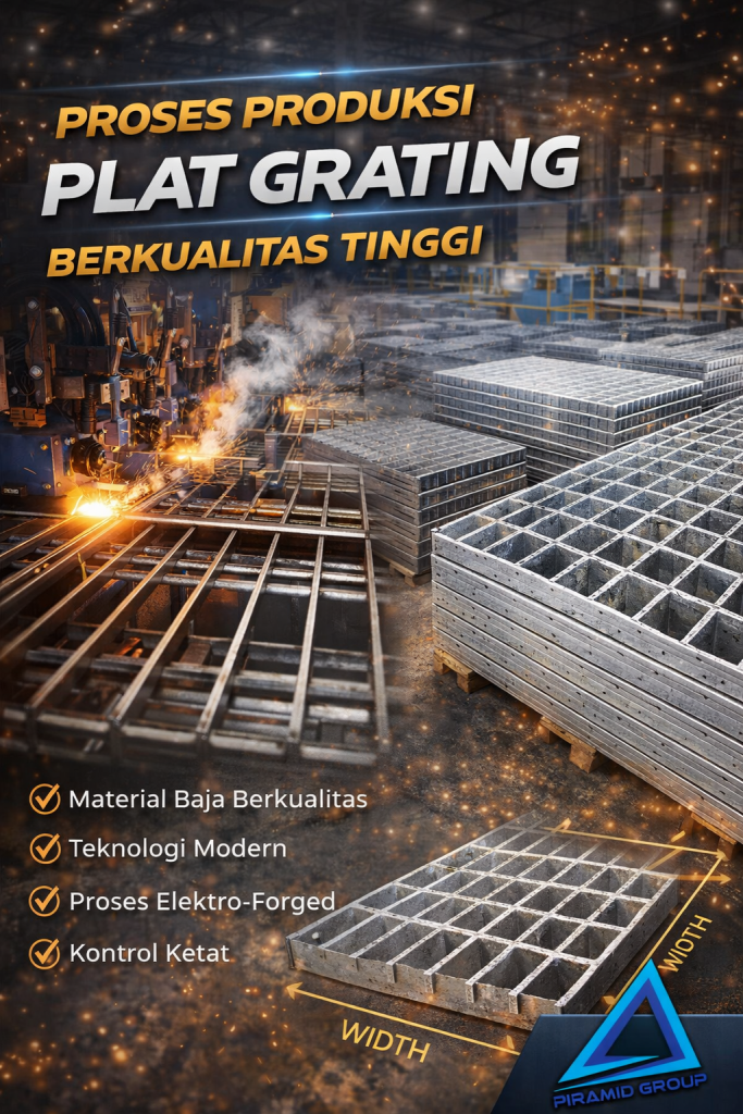 Proses Produksi Plat Grating Berkualitas