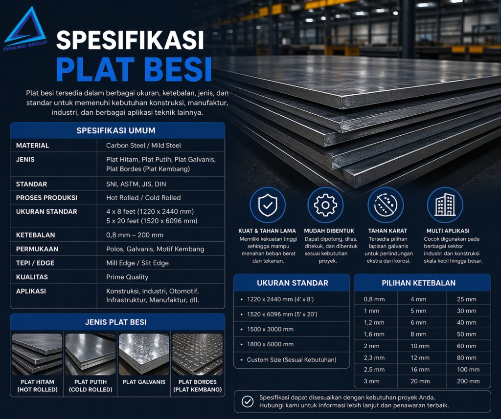 Spesifikasi Plat Besi