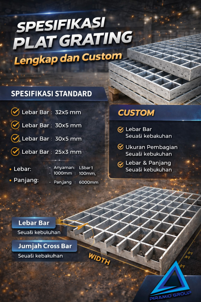 Spesifikasi Plat Grating Lengkap 2