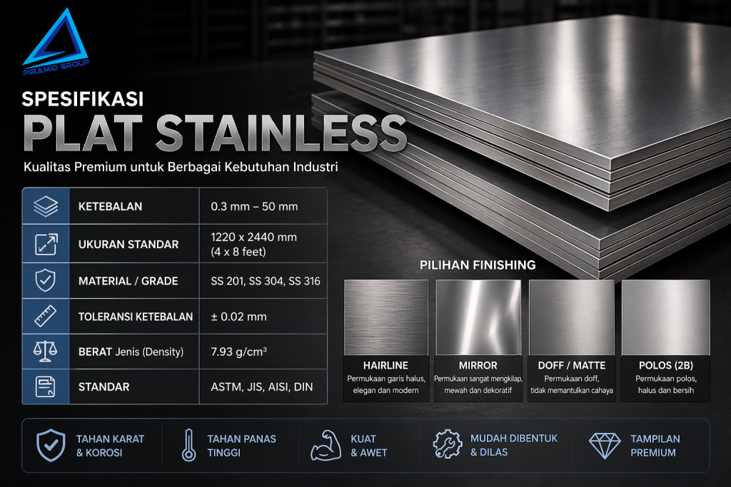 Spesifikasi Plat Stainless