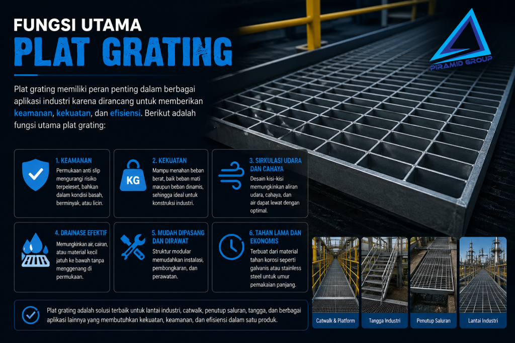 Fungsi Utama Plat Grating