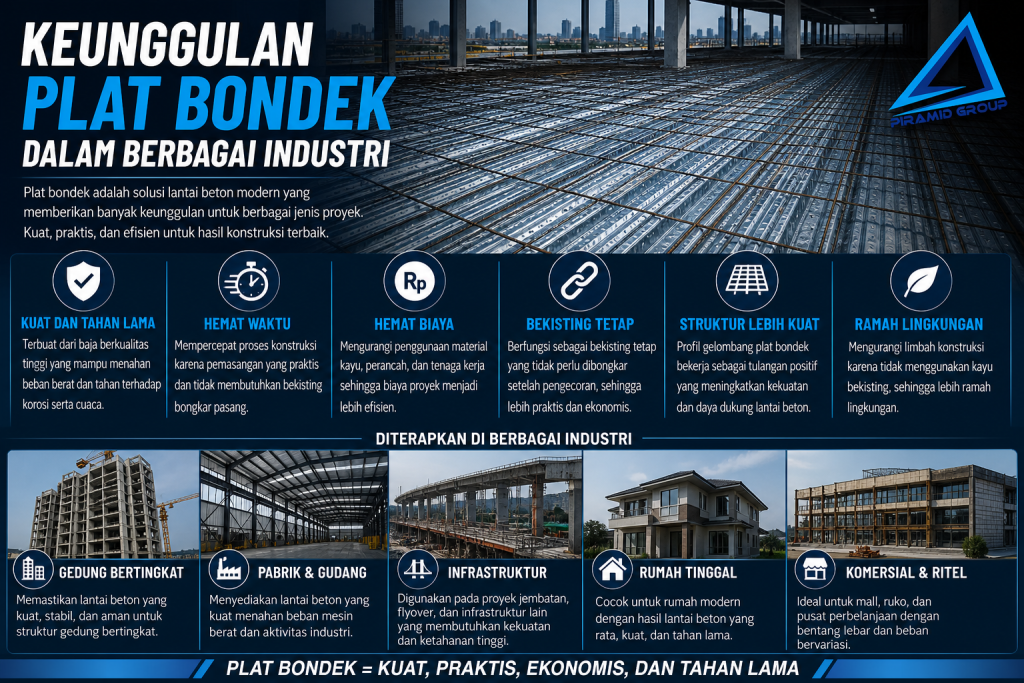 Keunggulan Plat Bondek