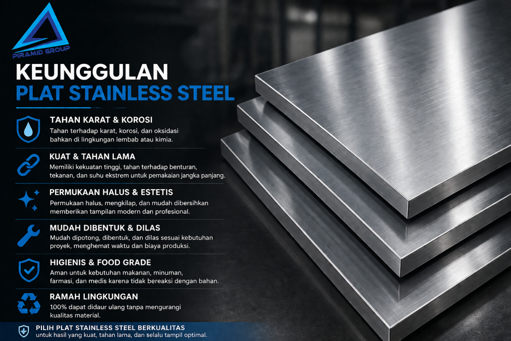 Keunggulan Plat Stainless Steel